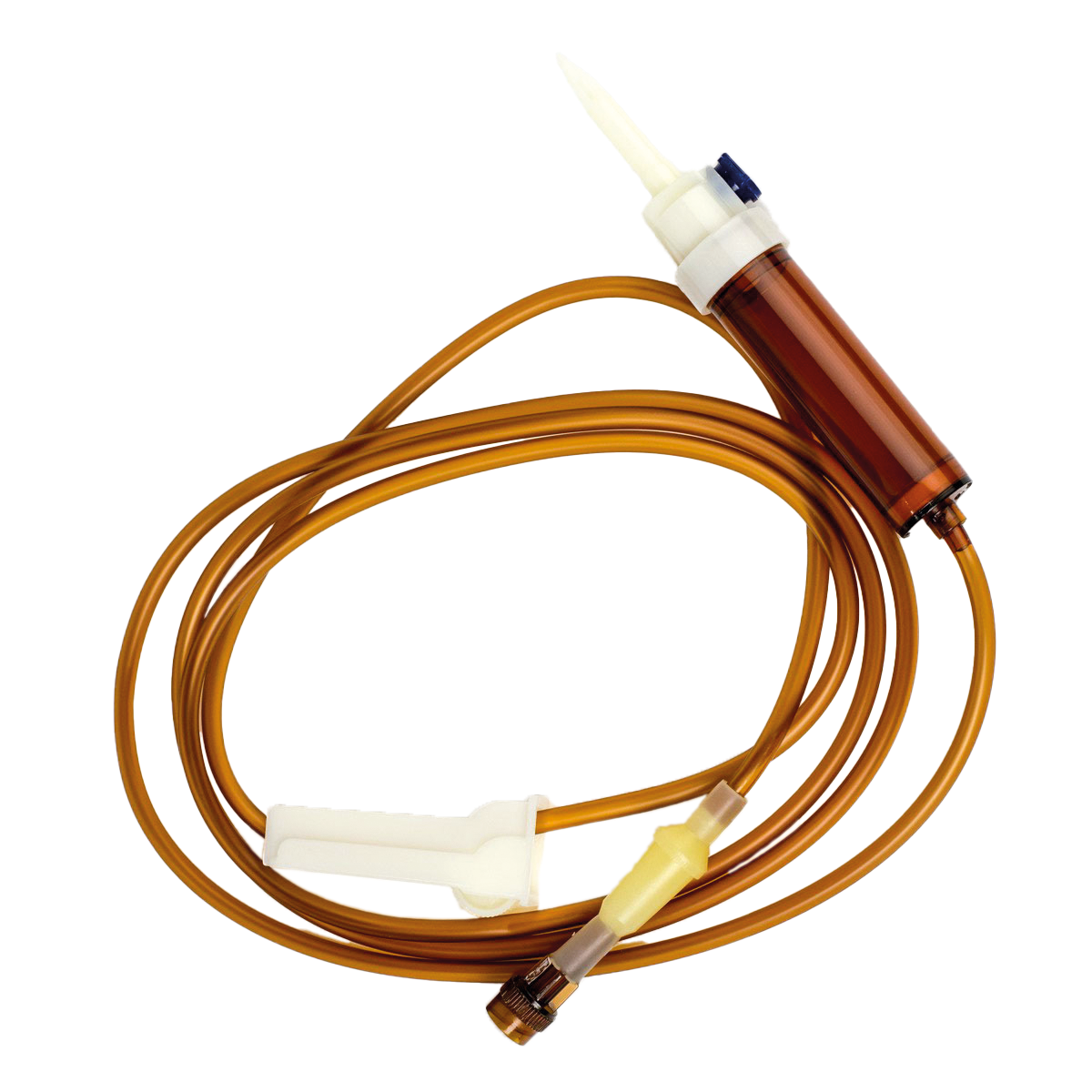 Deflussore Ambrato PVC-Free per Farmaci Fotosensibili