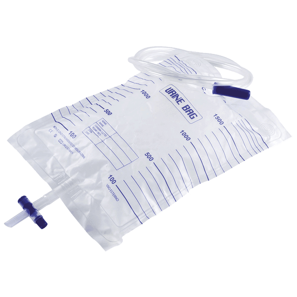 Sacca raccolta liquidi da adulto in PVC con CLAMP