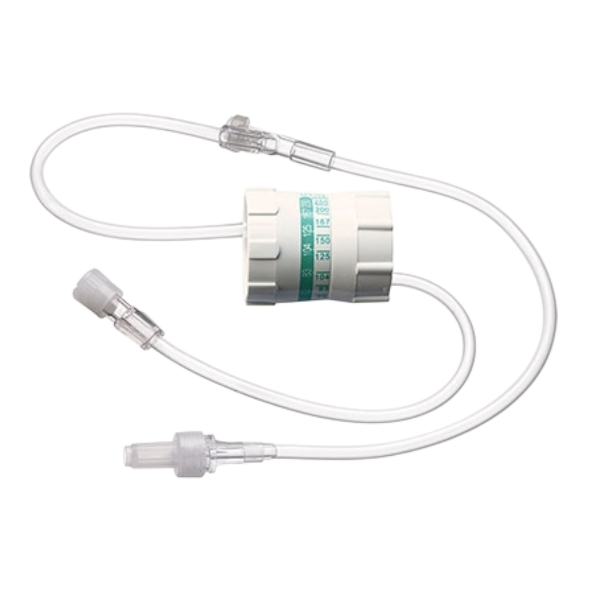 Regolatore di flusso a tamburo con tubo DEHP Free (50 cm)