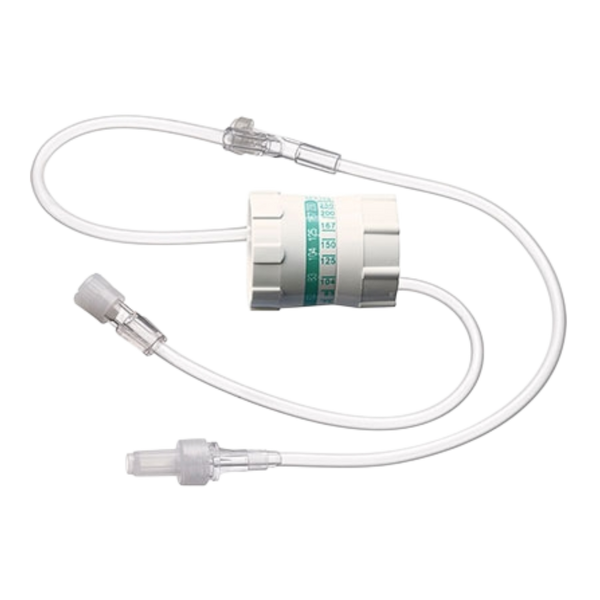 Regolatore di flusso a tamburo con tubo DEHP Free (50 cm)